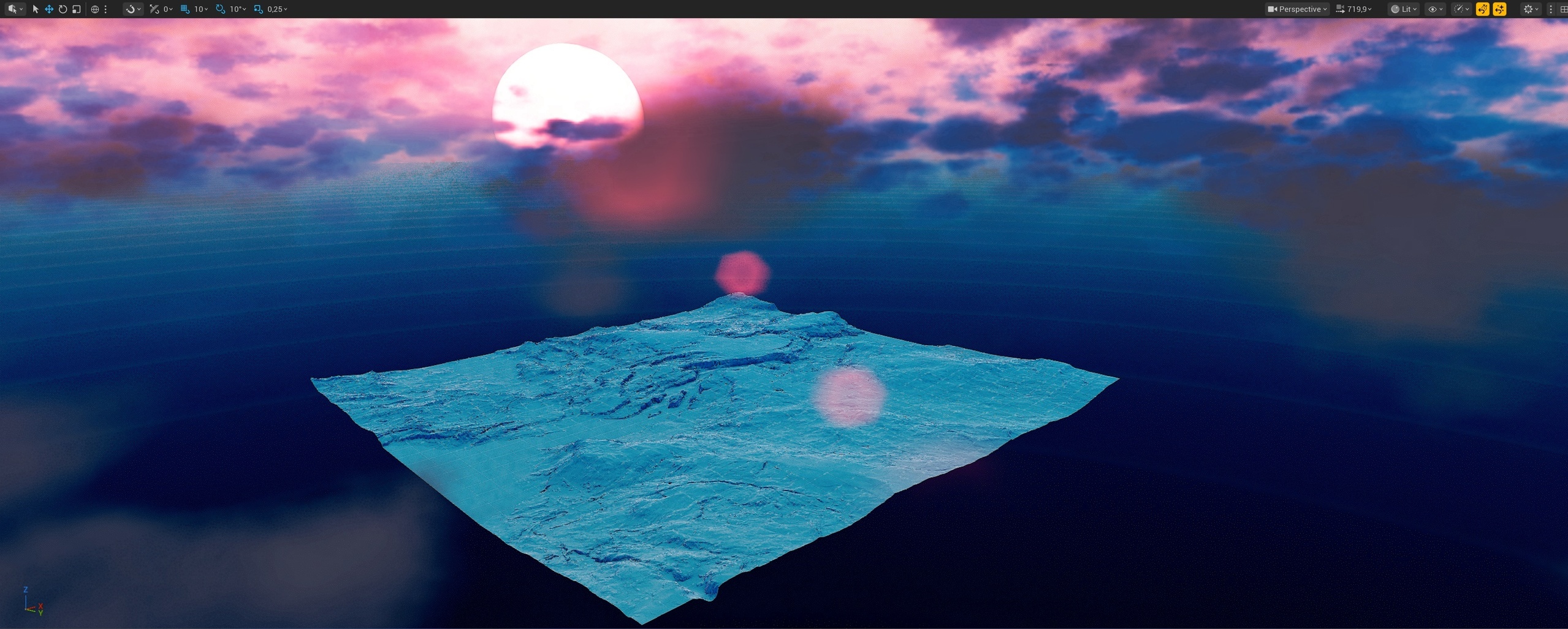 Media 1 for listing Nanite Seamless Open World Mesh Terrain 16K