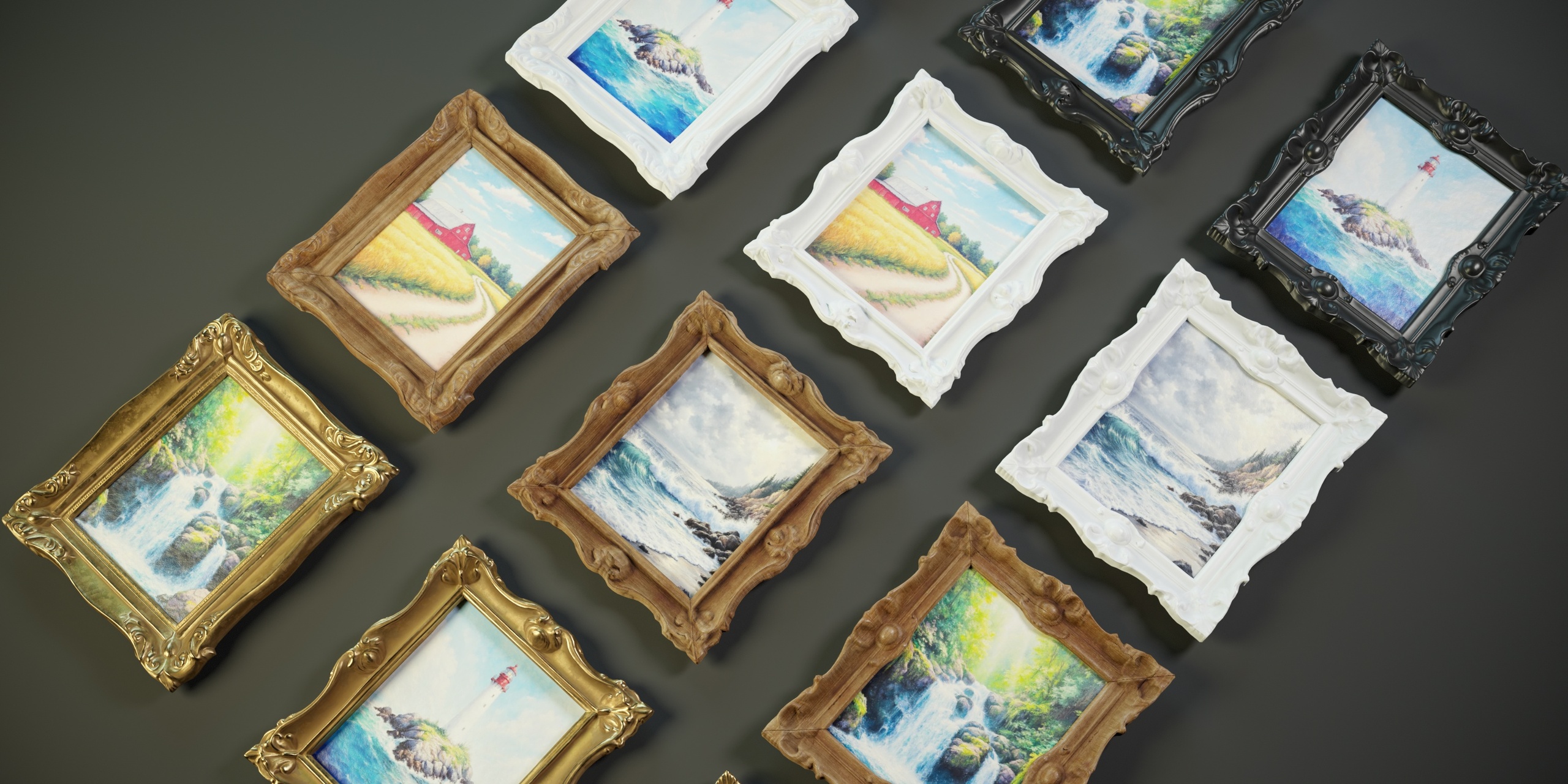 Picture Frames Collection PBR 제품 등록을 위한 미디어 1개