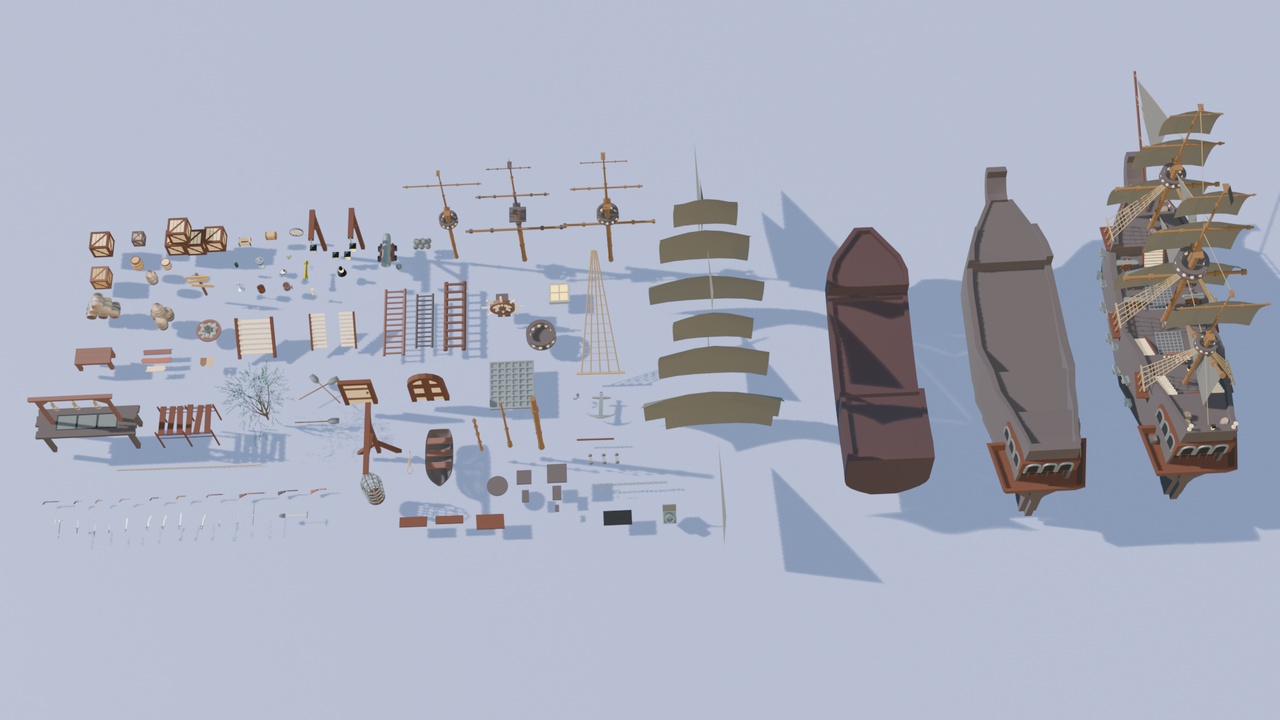 Media 1 for listing Pirate Assets Pack