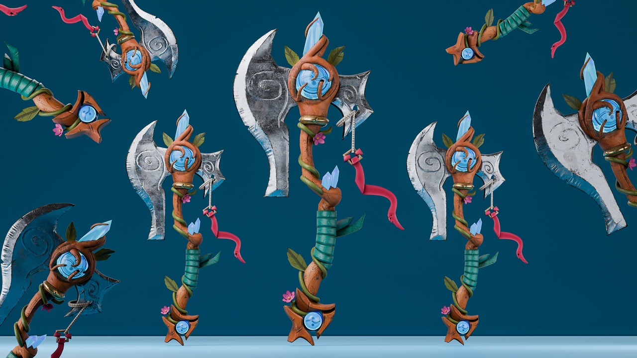 Media 1 for listing Stylized Axe
