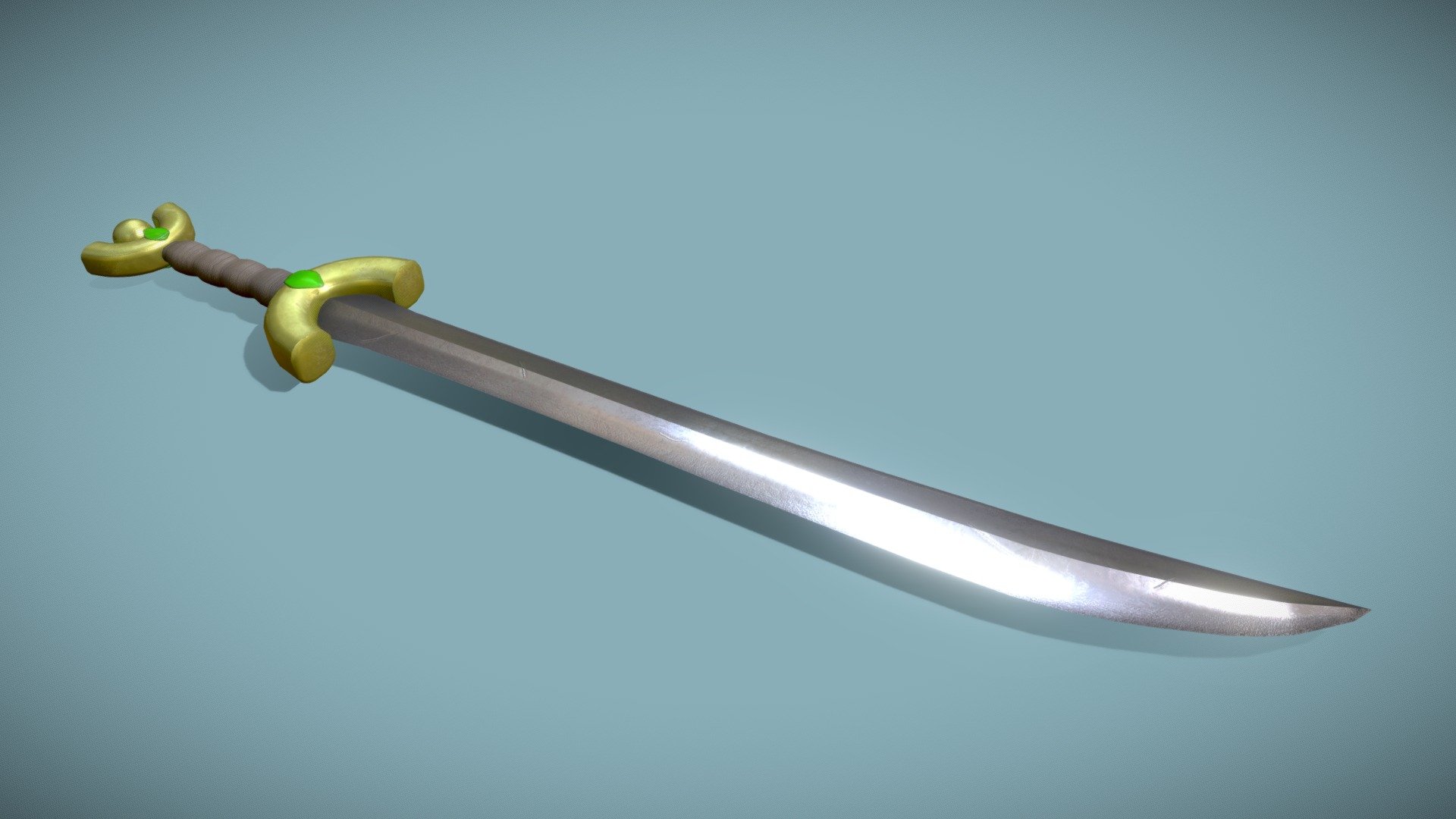 Stylized Elven / Pirate Sword | Fab