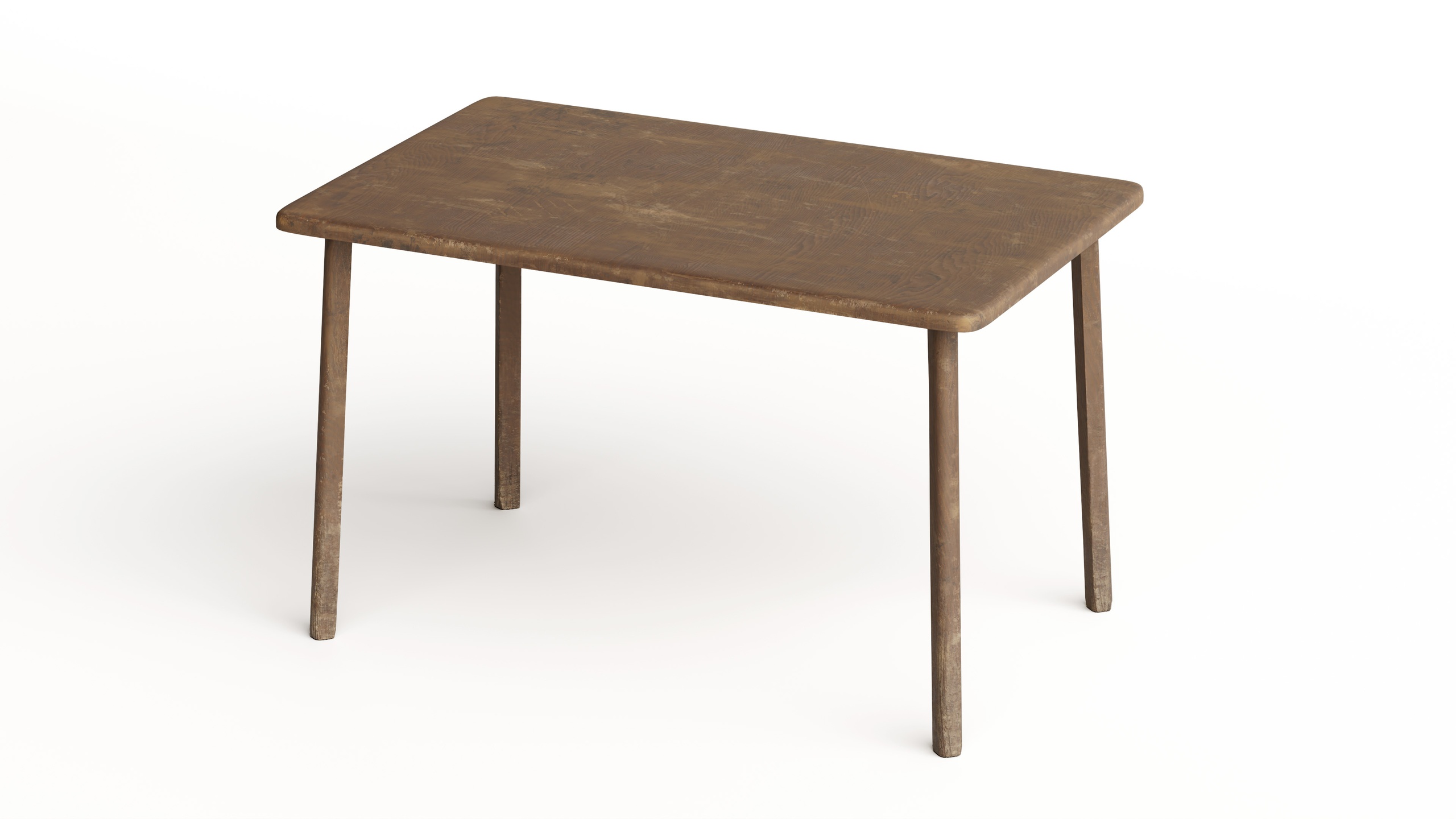 Media 1 for listing Rectangular Wooden Dining Table - Old and Vintage