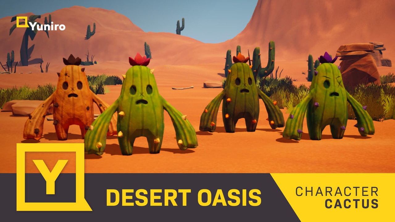 Media 1 for listing Deset Oasis - Cactus Character