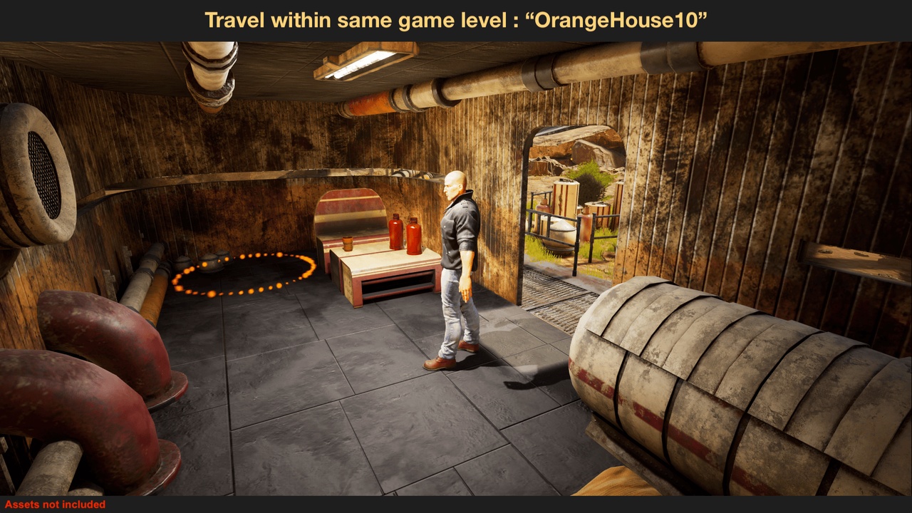 Media 1 for listing Advanced Level Manager (Teleport System / Portal / Level Streaming / Tool)