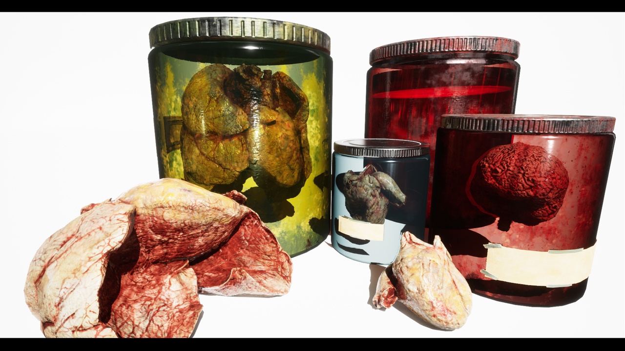 Media 1 for listing Specimen Jars with Animated Body Parts and Fluid