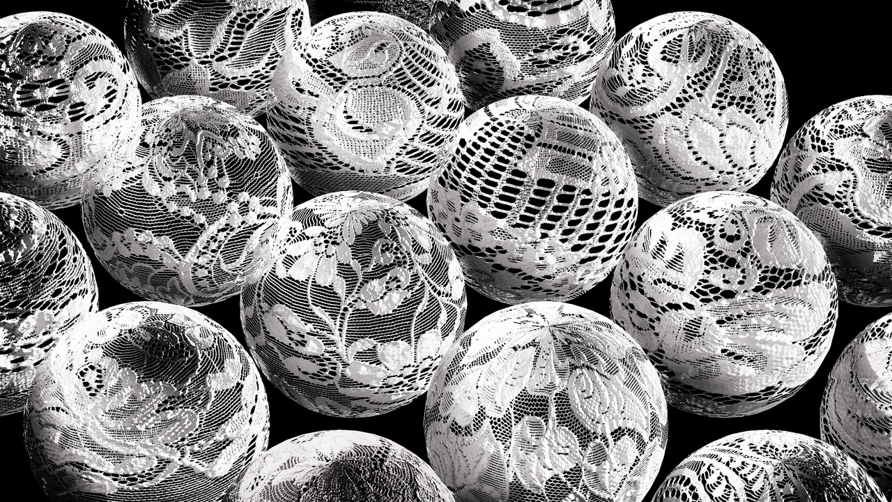 Media 1 for listing Photoscanned from real JapaneseLace — drop-in 4K PBR materials Vol4
