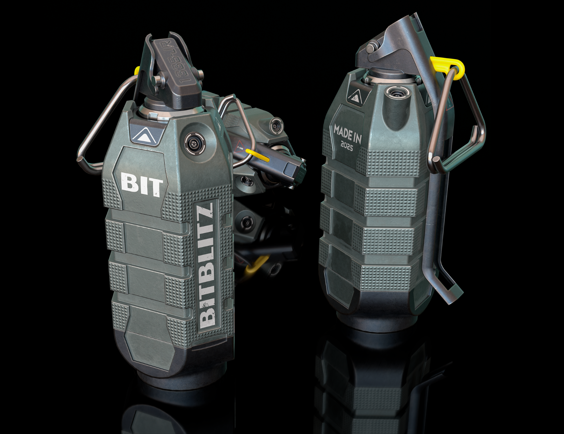 Cyberpunk Hand grenade | Fab