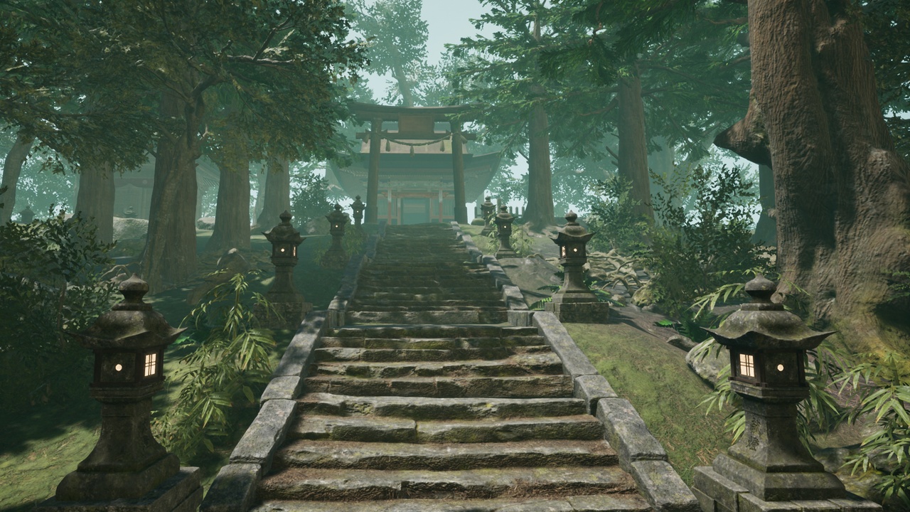 Media 1 for listing Oriental Forest Trees, Temple And Grave Props