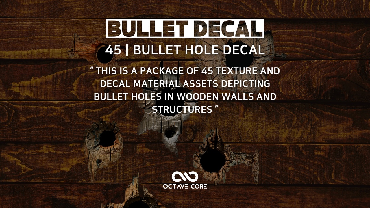 Media 1 for listing BulletDecal 4K Textures