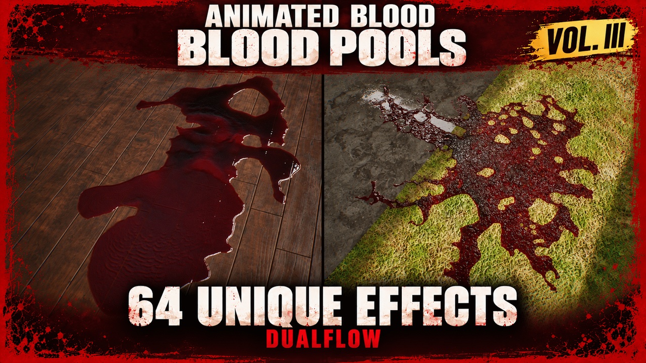 Media 1 for listing Animated Blood Pool Pack Vol.III