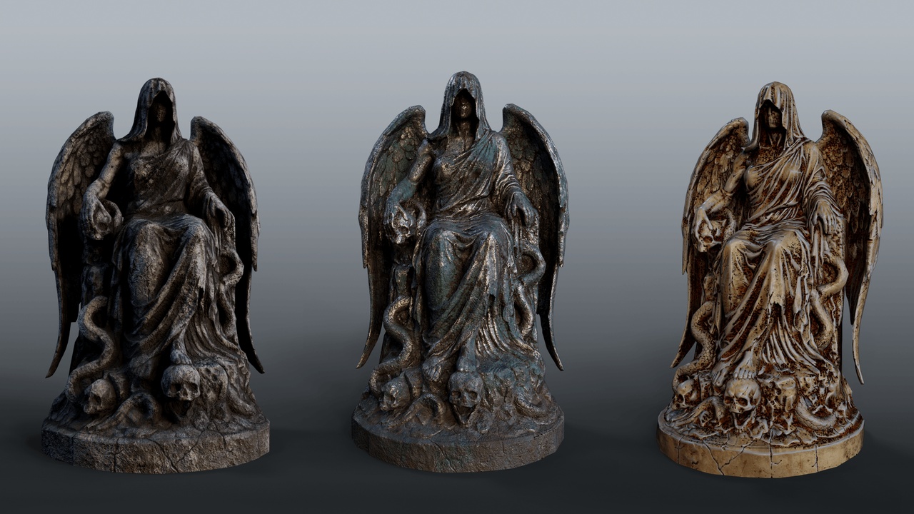 Media 1 for listing Dark Statues - Horror Collection