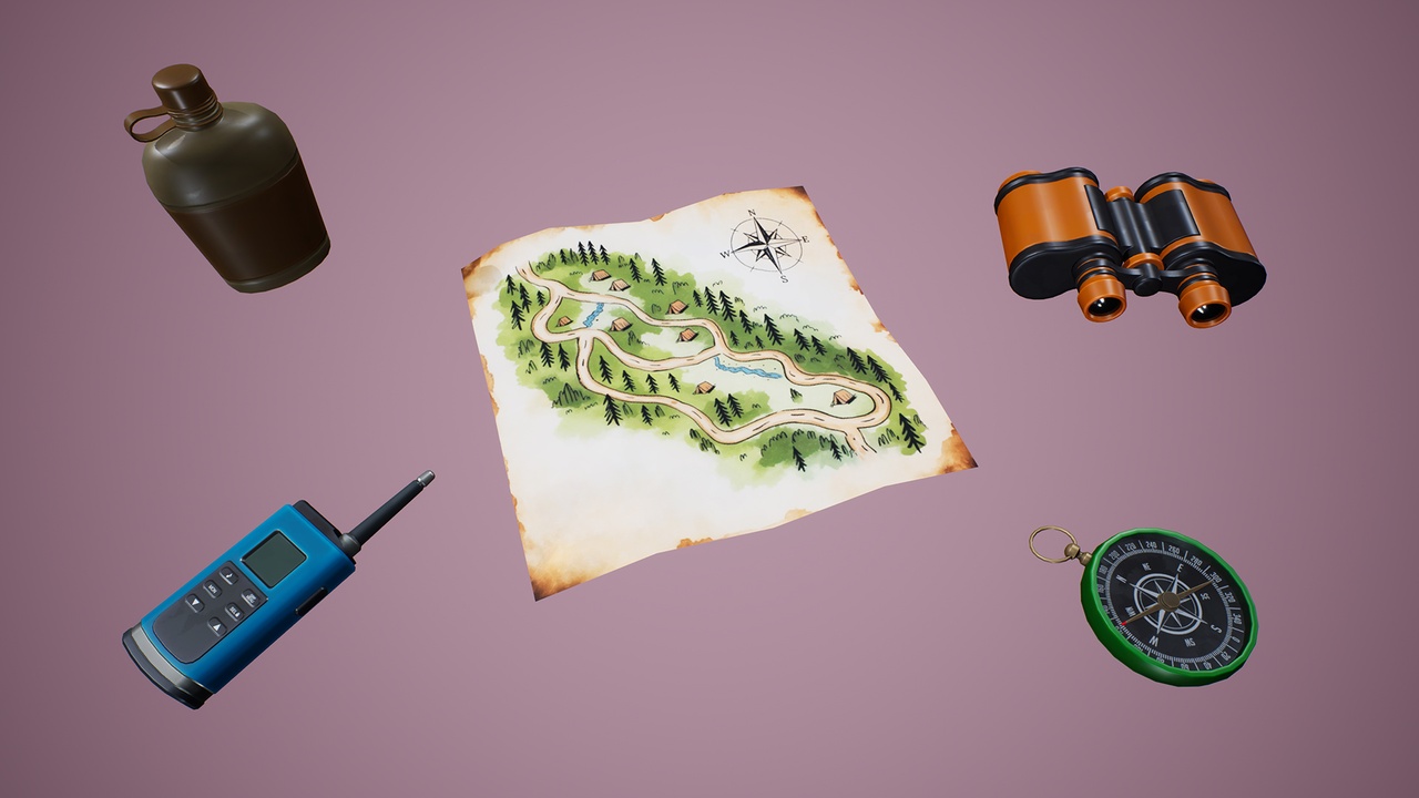 Media 1 for listing Stylized Camping Tools