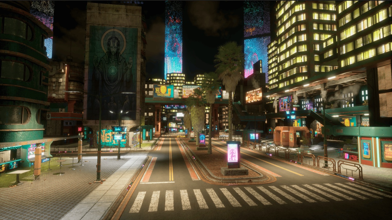 Media 1 for listing NEON FLESH AND SOUL: Cyberpunk City Kit