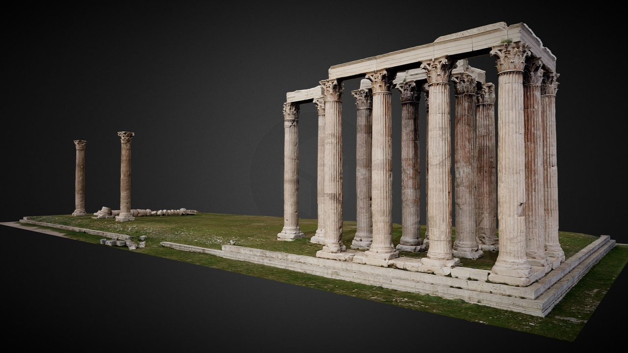 Media 1 for listing Temple of Olympian Zeus (low poly)