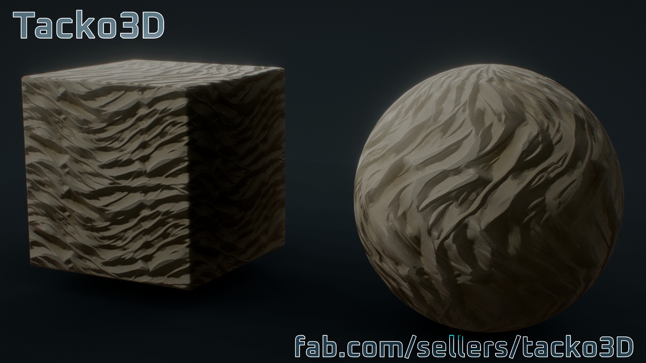 商品 Sand Material - SBSAR Material included 的媒体 1