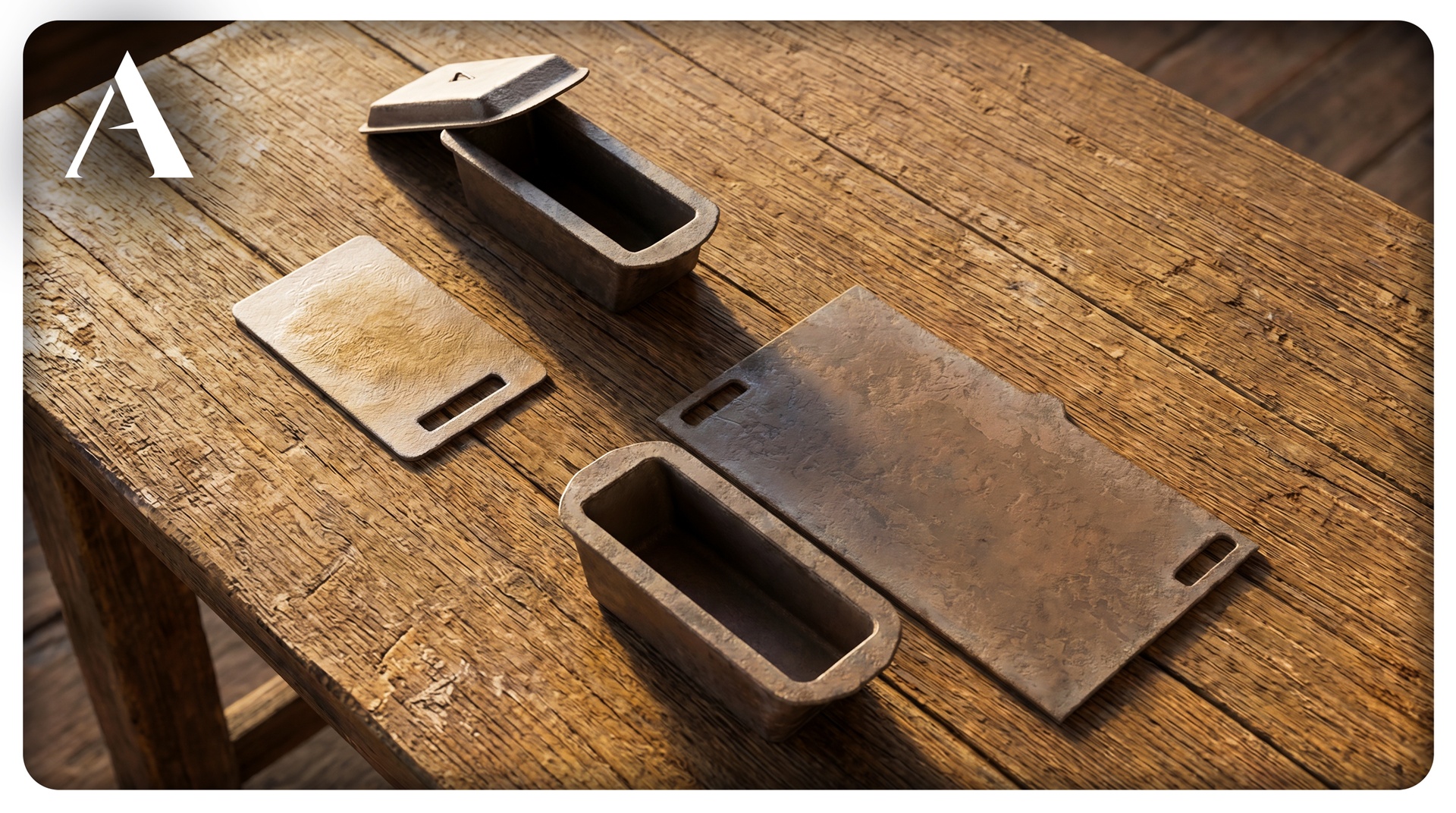 Media 1 for listing Kitchen Accessories Set, Metal Containers & Plastic Cutting Board (Game_Ready)