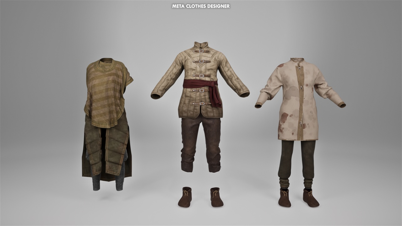 Metahuman - Medieval Clothes & Dress II (Metahuman Clothing) 제품 등록을 위한 미디어 1개