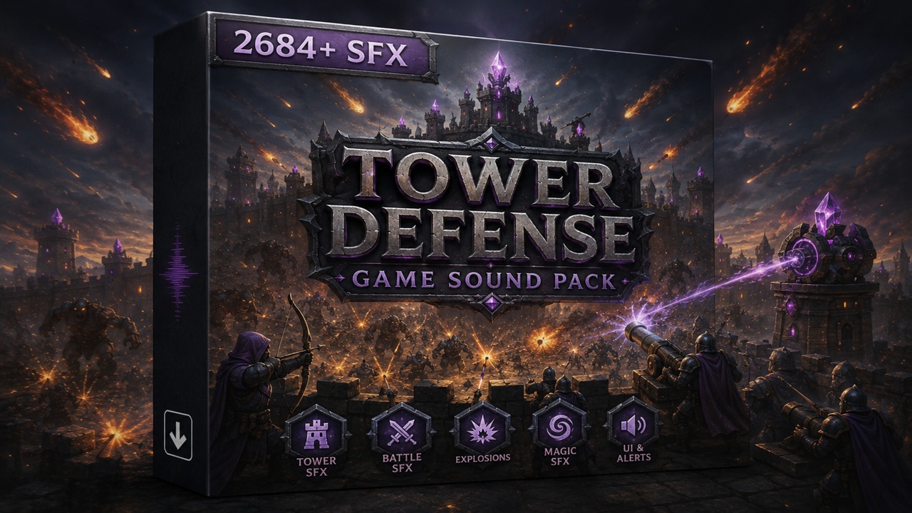 Media 1 for listing Tower Defense Game Sound Pack