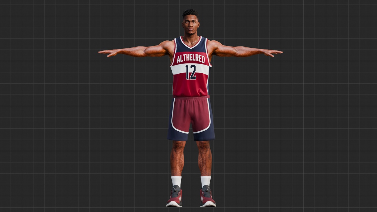 Media 1 for listing Basketball Player - Rigged