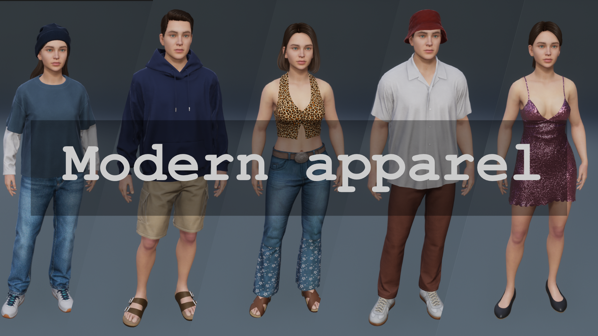 Character Customizer Modern Clothes Pack | Fab