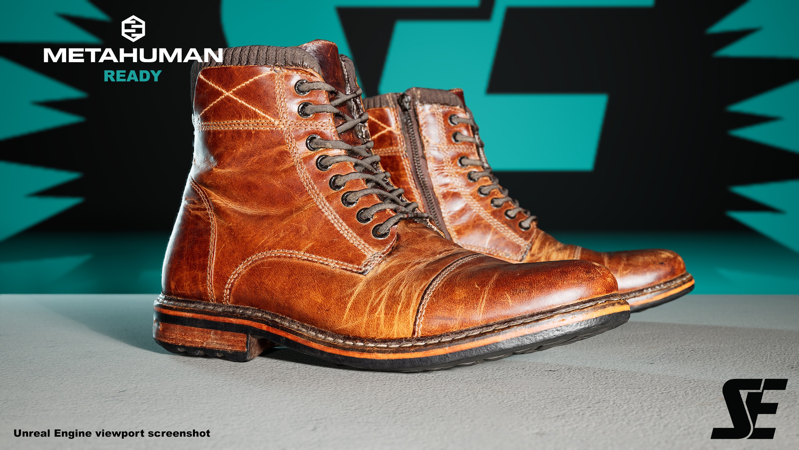 Media 1 for listing MetaHuman Ready Shoes - Boots V4