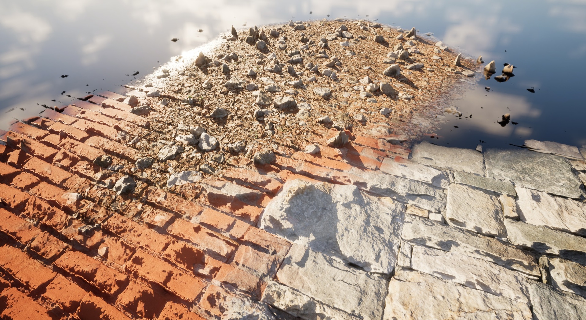 Media 1 for listing Landscape with displacement & Height Blend