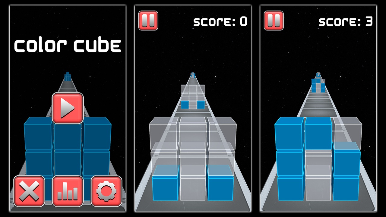 商品 Color Cube - endless puzzle rush - one touch complete project ready for release 的媒体 1