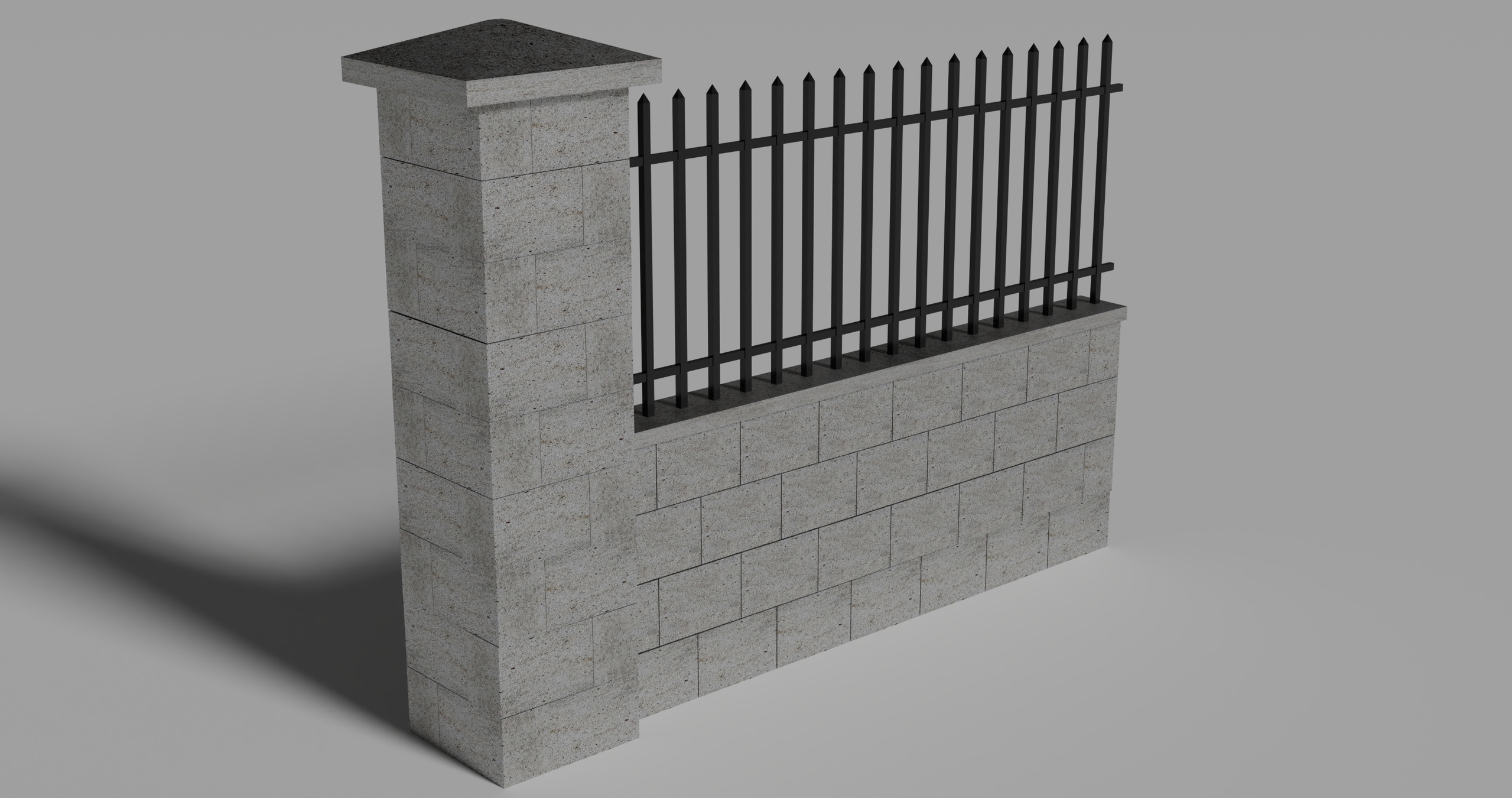 Media 1 for listing Concrete Iron  Fence
