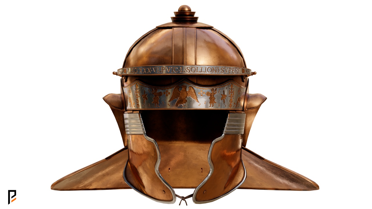 Media 1 for listing Imperial Italic H Bronze Helmet - HD / Remastered / Museum Grade
