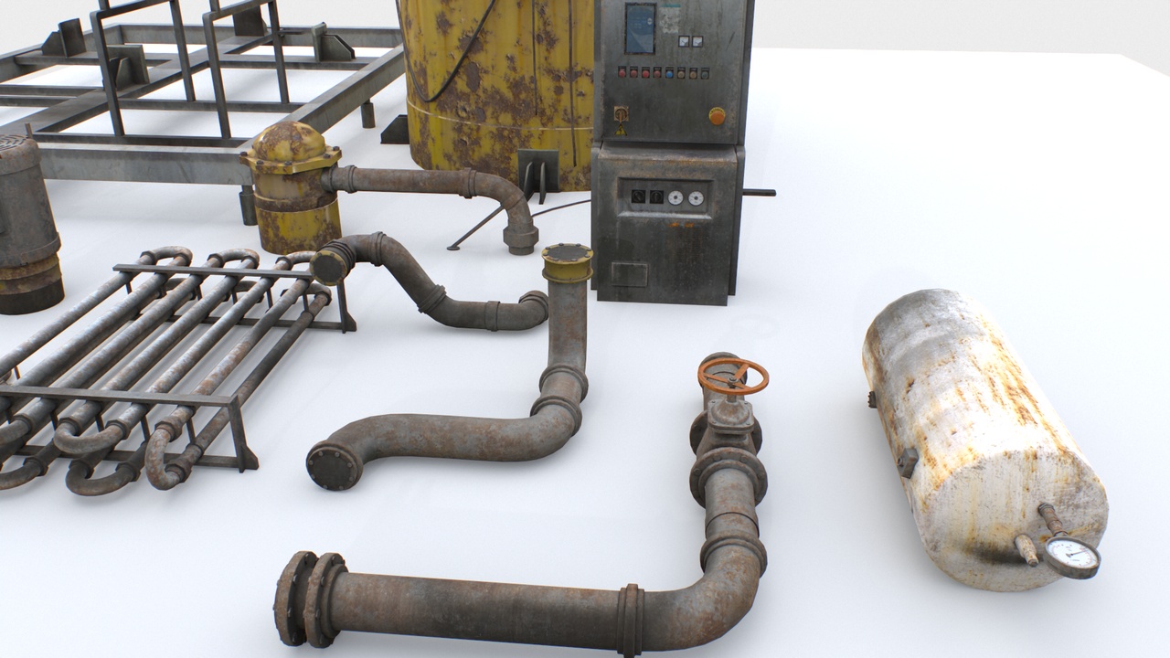 Media 1 for listing Old industrial props pack 3