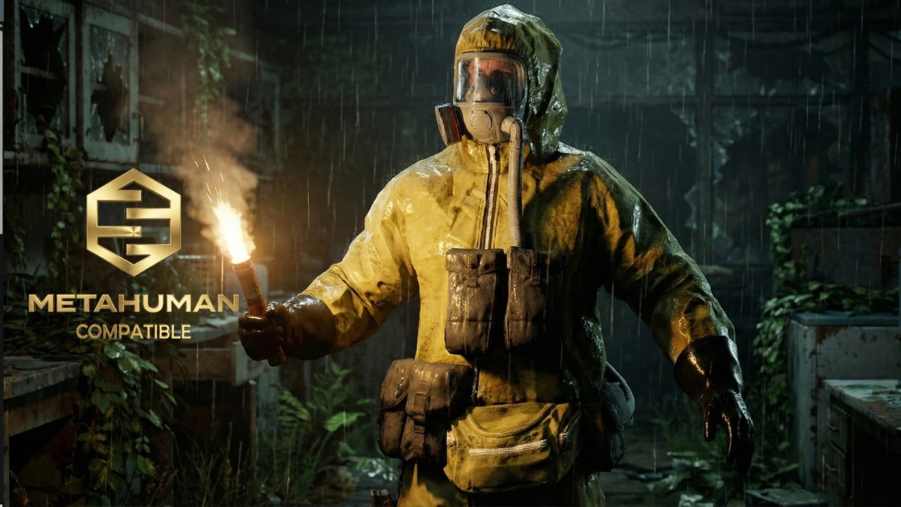 Media 1 for listing Industrial Hazmat Protection Gear Post Collapse Survivalist Coveralls