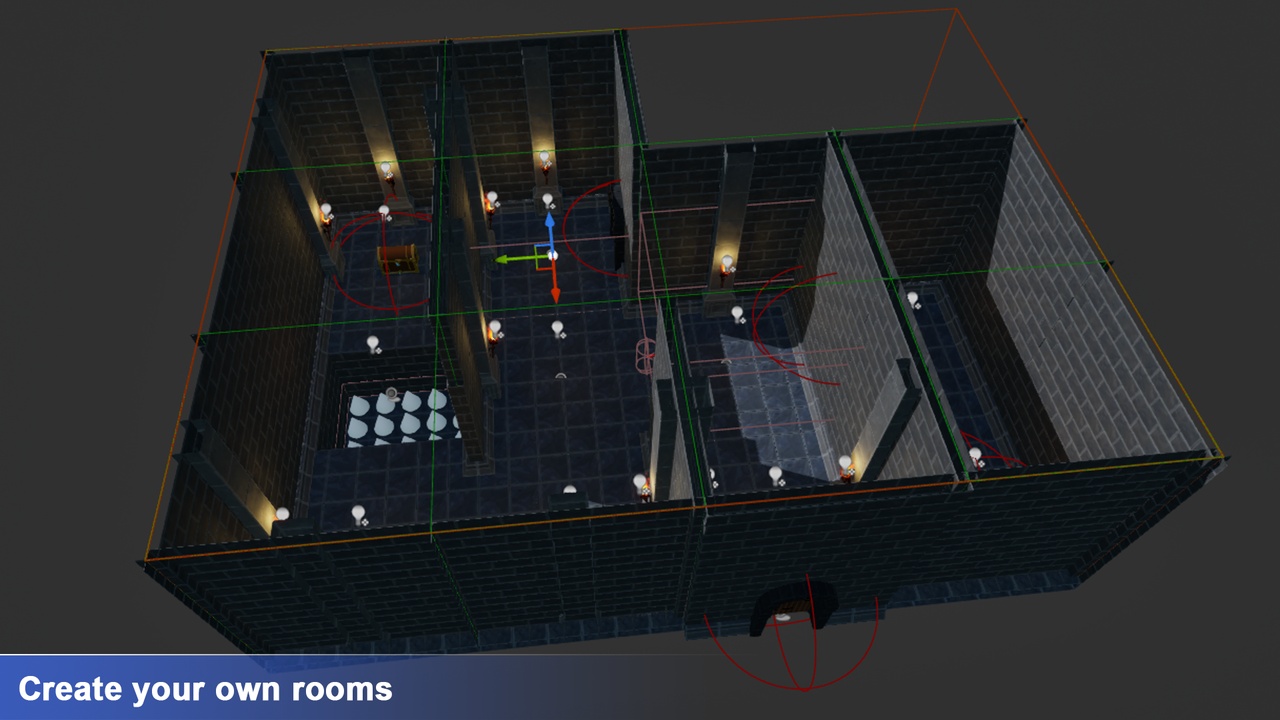 Media 1 for listing Procedural Dungeon Generator
