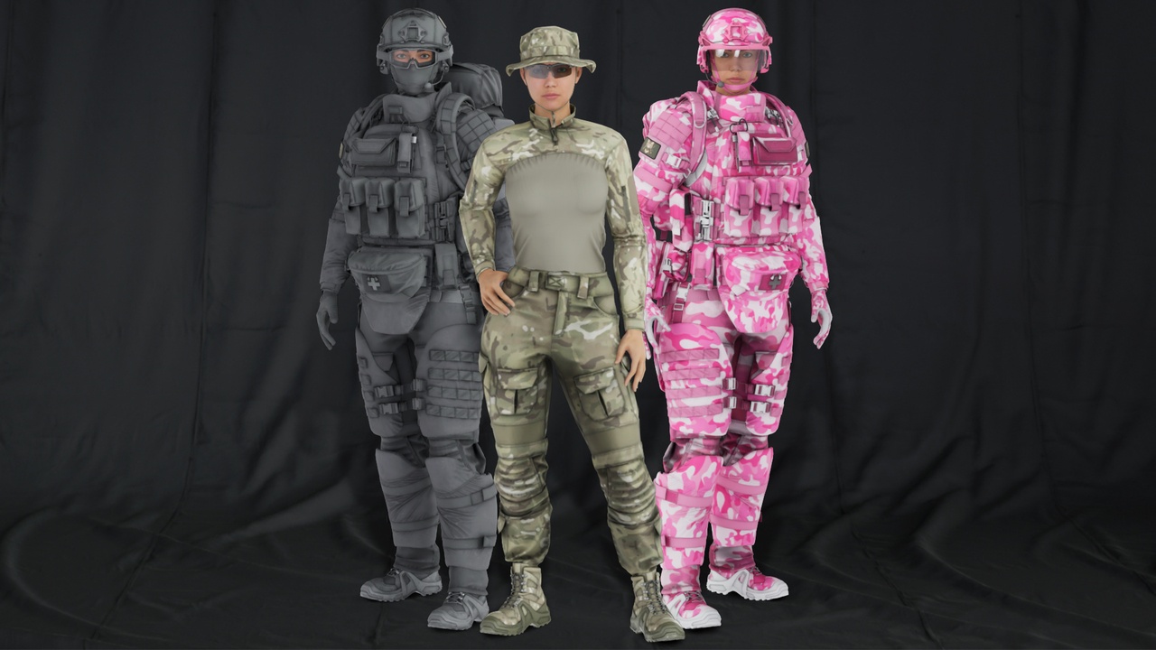 Media 1 for listing Female Soldier Heavy