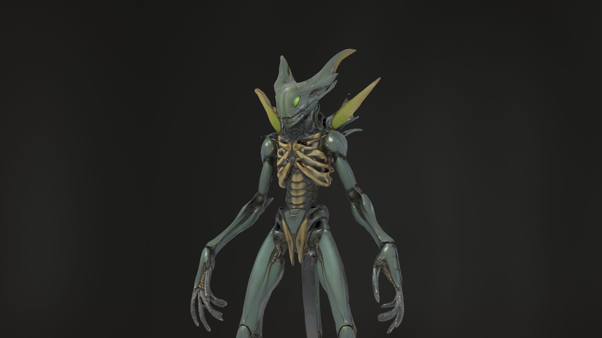 Alien Silver Insect | Fab