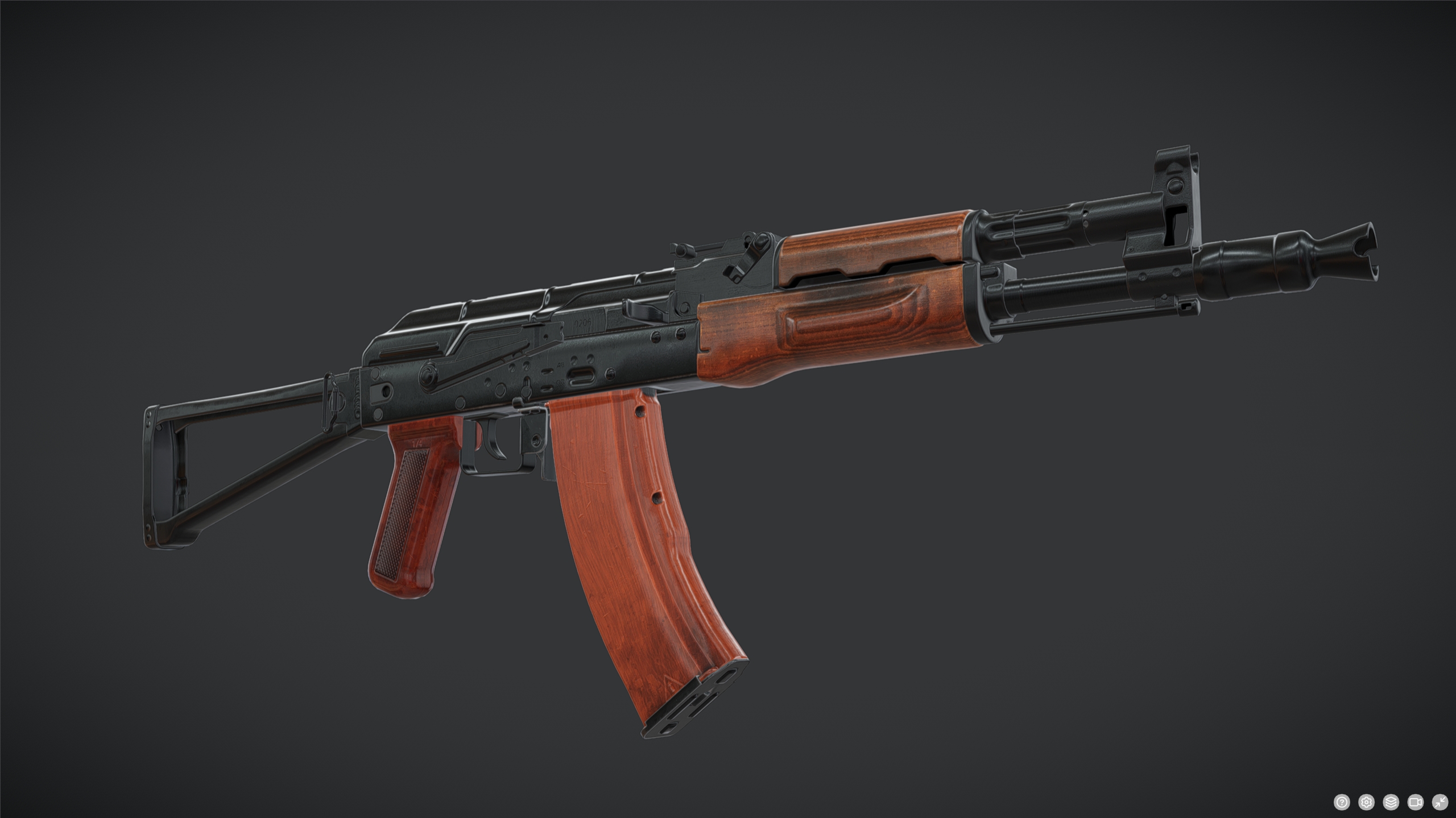Type 2 Ak AK-47 Assault Rifle PBR | Fab