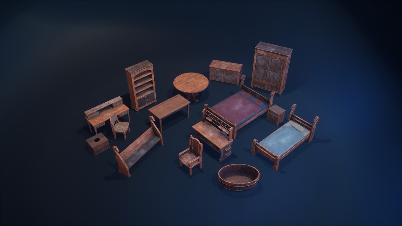 Media 1 for listing Medieval Furniture