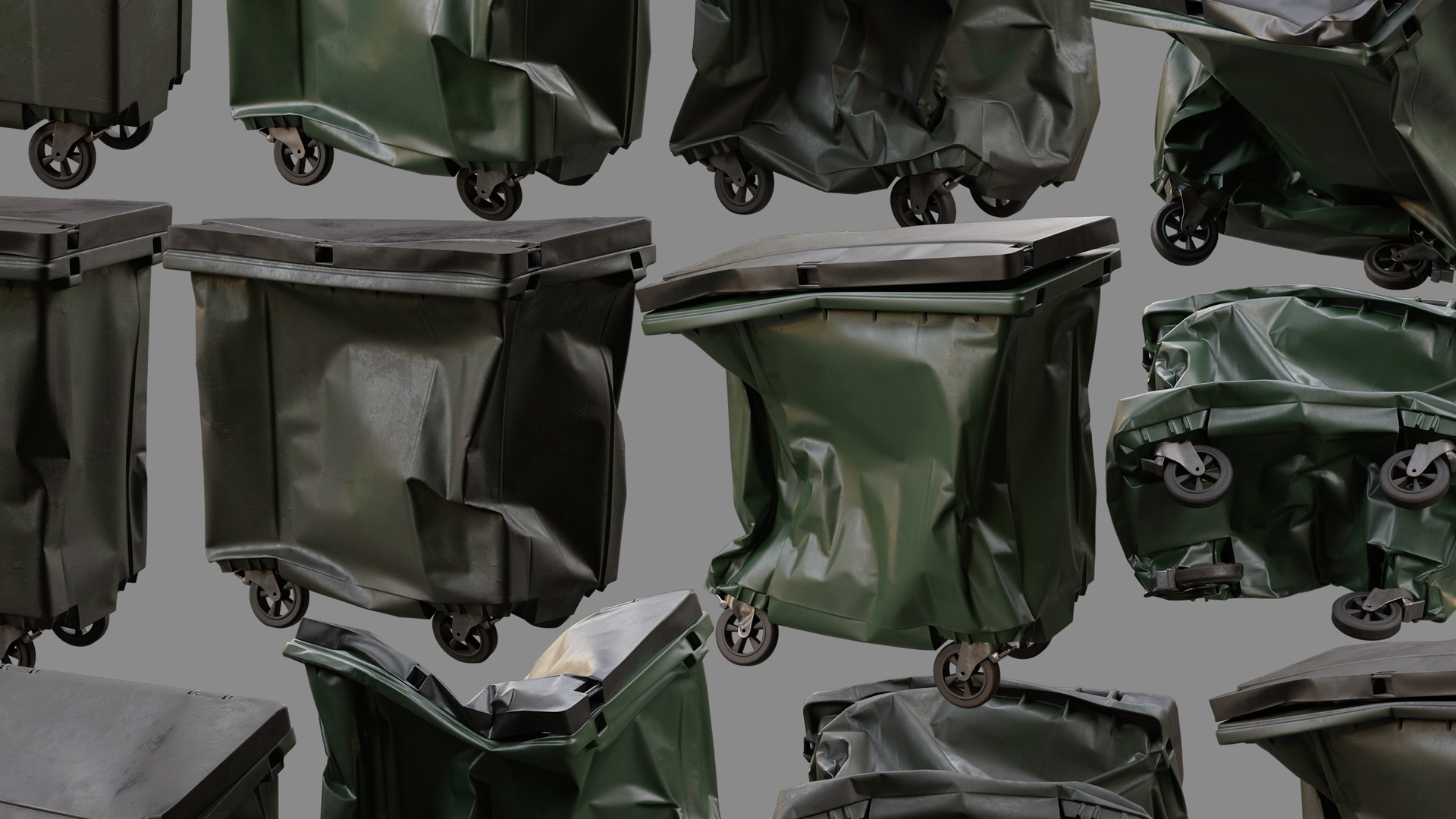Media 1 for listing Crushed Trash Container Collection