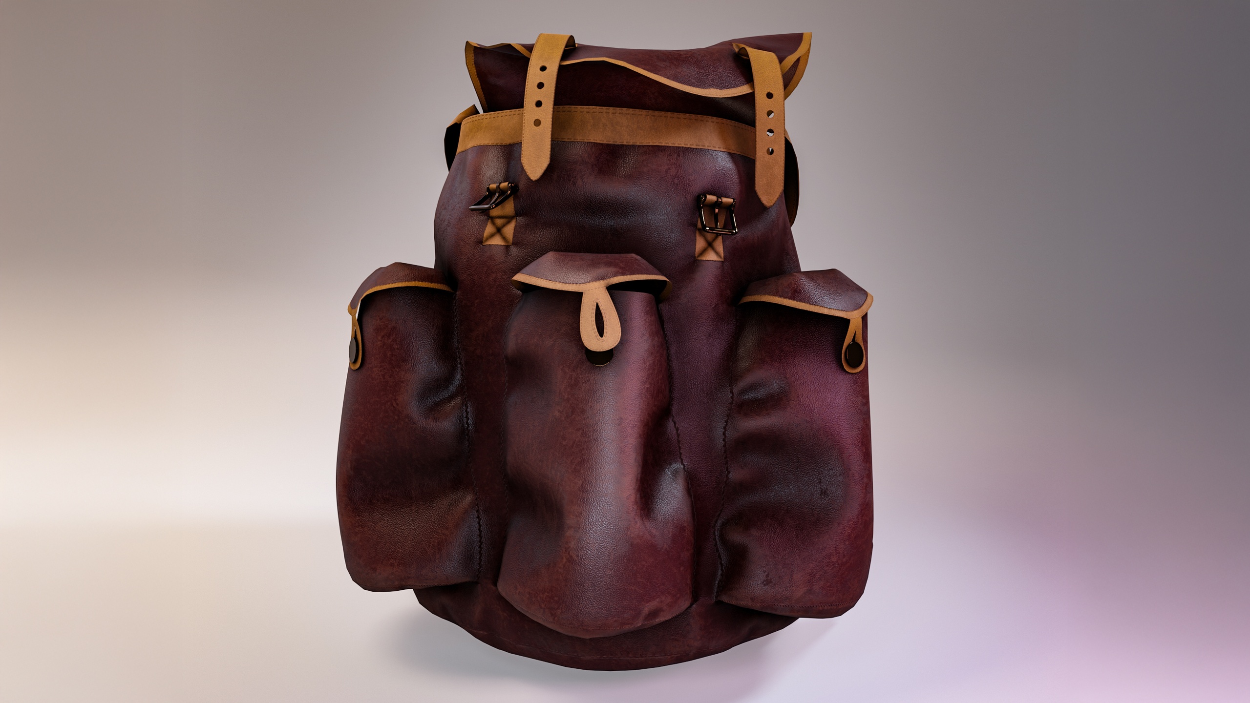 Media 1 for listing Leather Backpack
