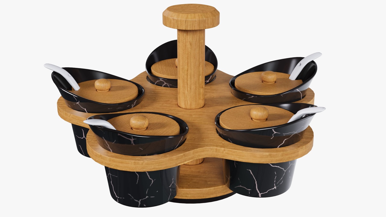Media 1 for listing Set for sauces and spice 3D model