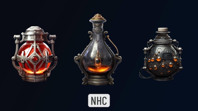 NHC - Ultra Cyberpunk Potions | Fab
