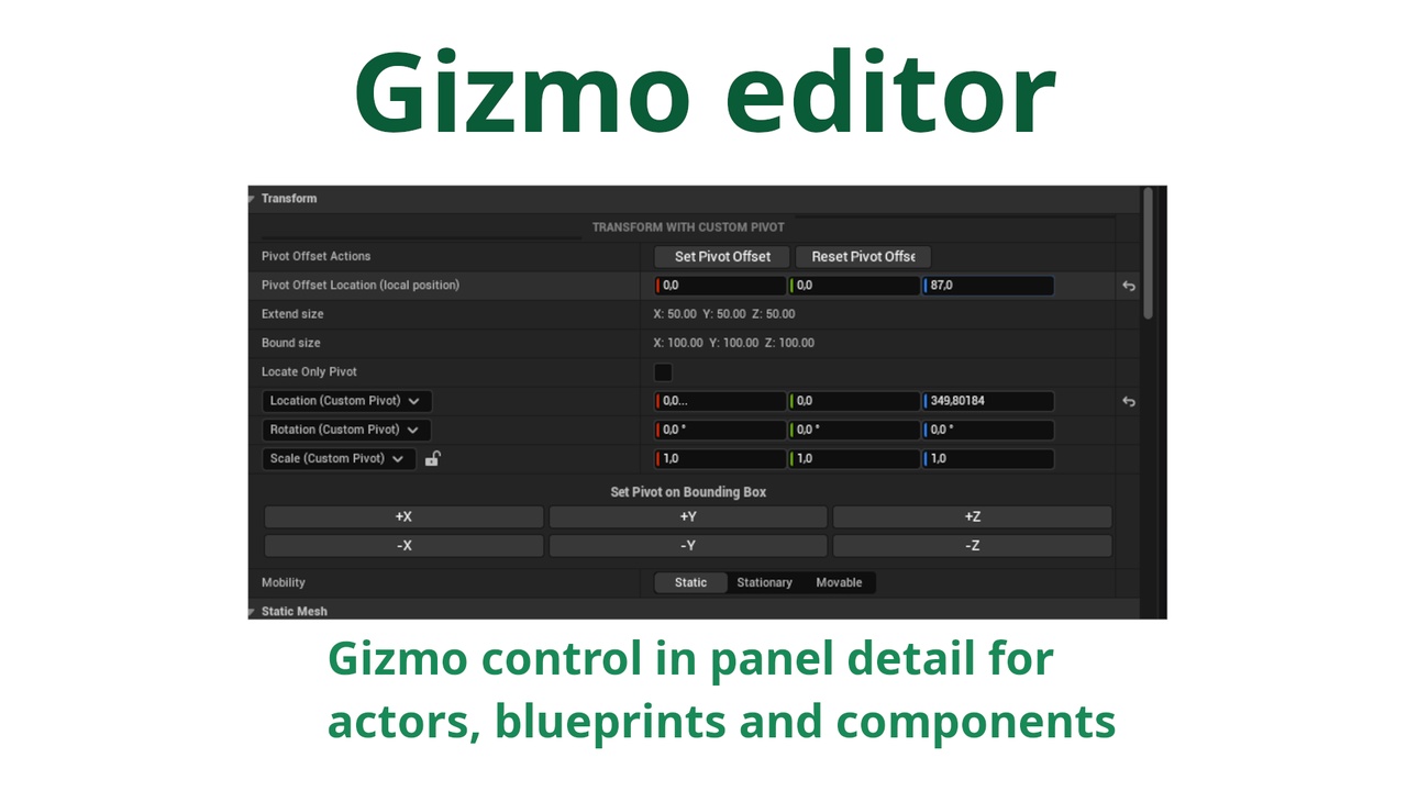 Media 1 for listing Gizmo Editor