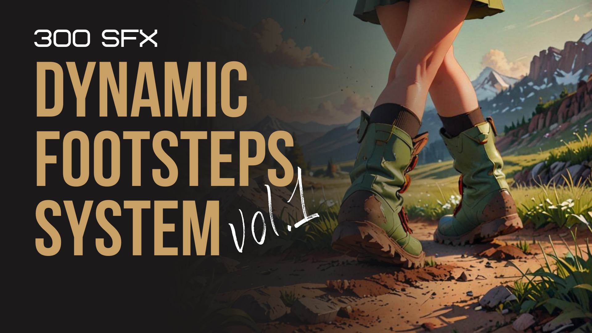 Dynamic Footsteps System VOL. 1 - SFX | Fab
