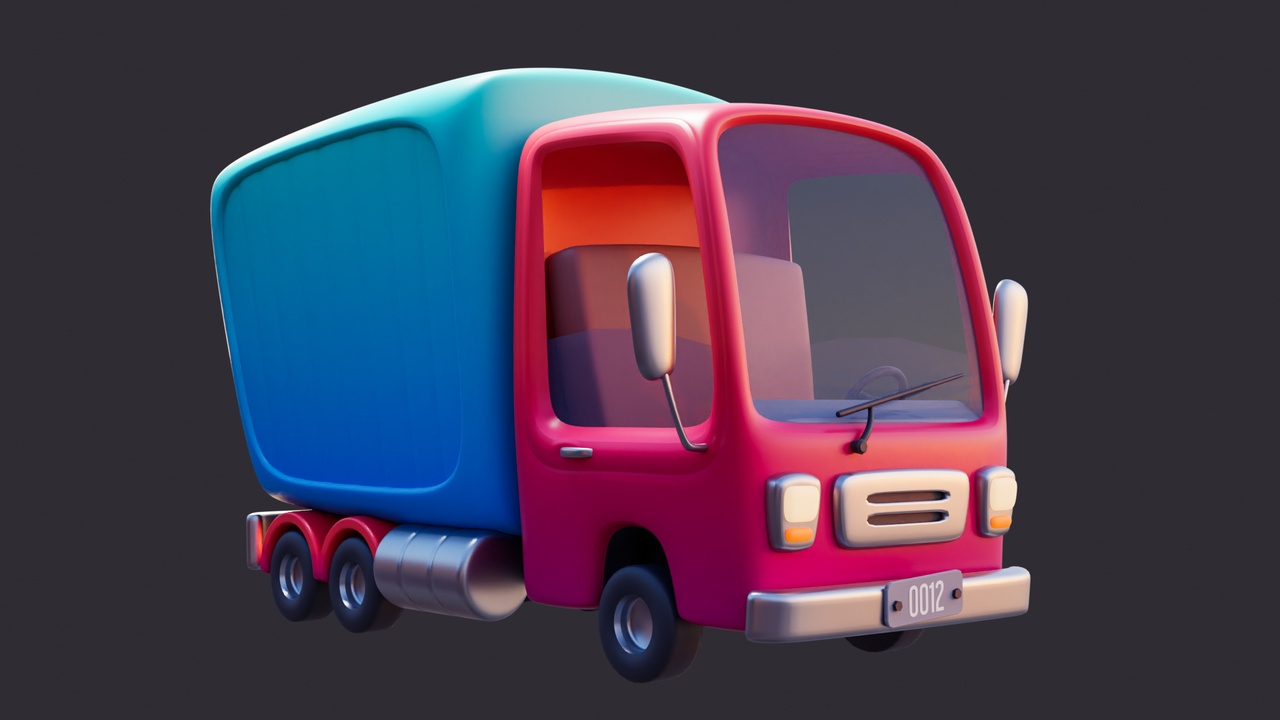 Media 1 for listing Low Poly Vehicle Pack