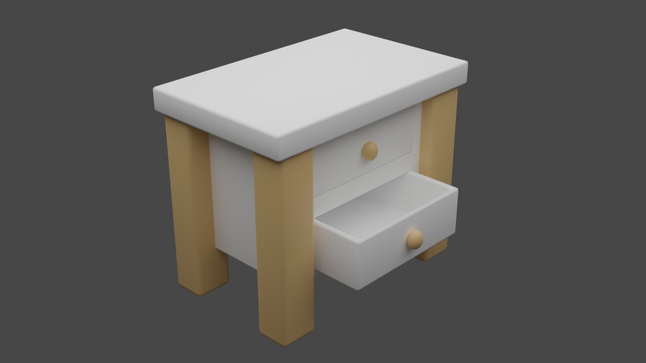 Media 1 for listing Simple Drawer 3D Model