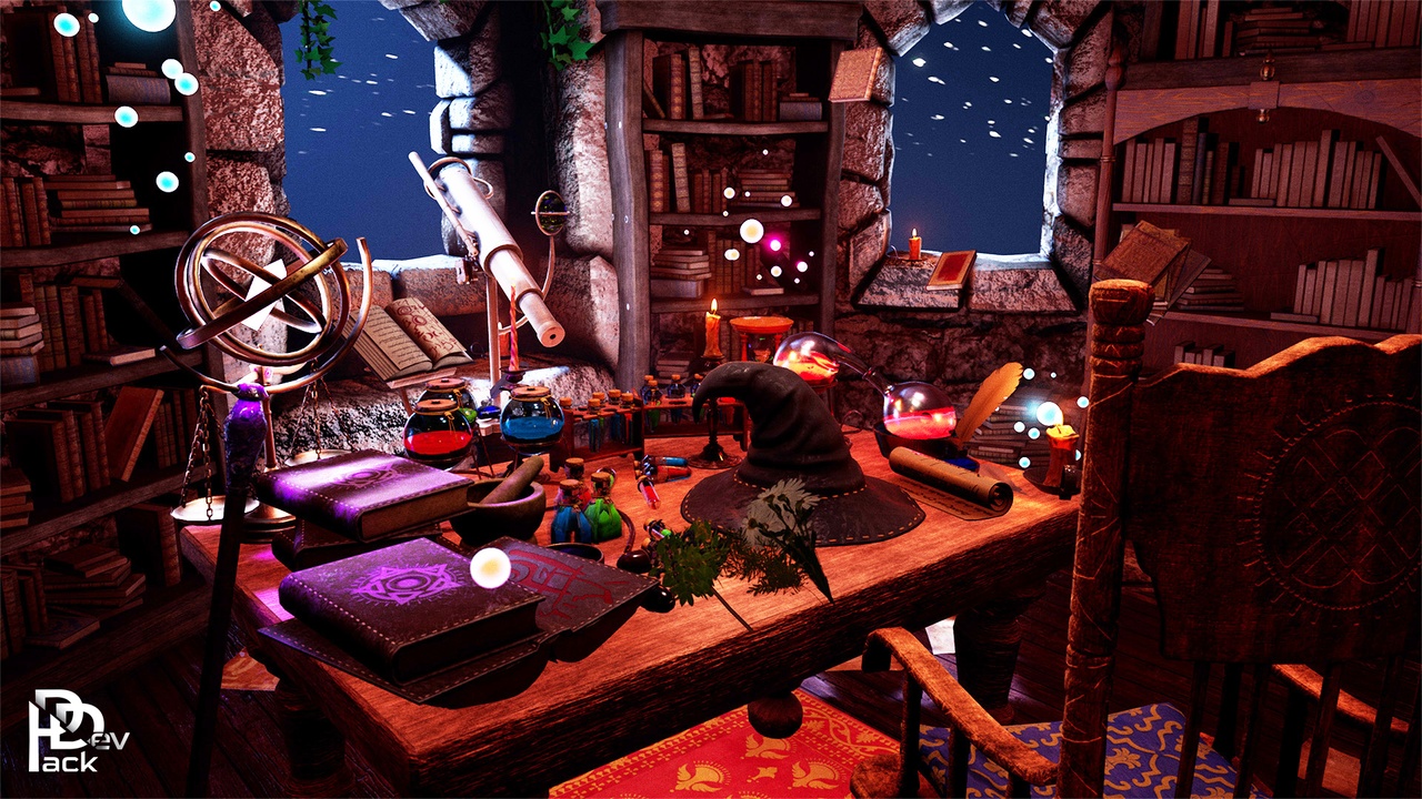Wizard Room / 89+ Assets | Fab