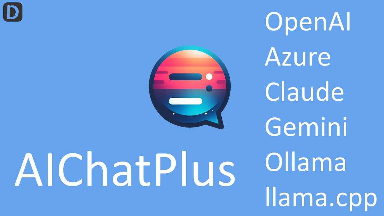 商品 AI Chat Plus - AI Chat Integration (OpenAI, Claude, Gemini, Ollama, llama.cpp) 的媒体 1