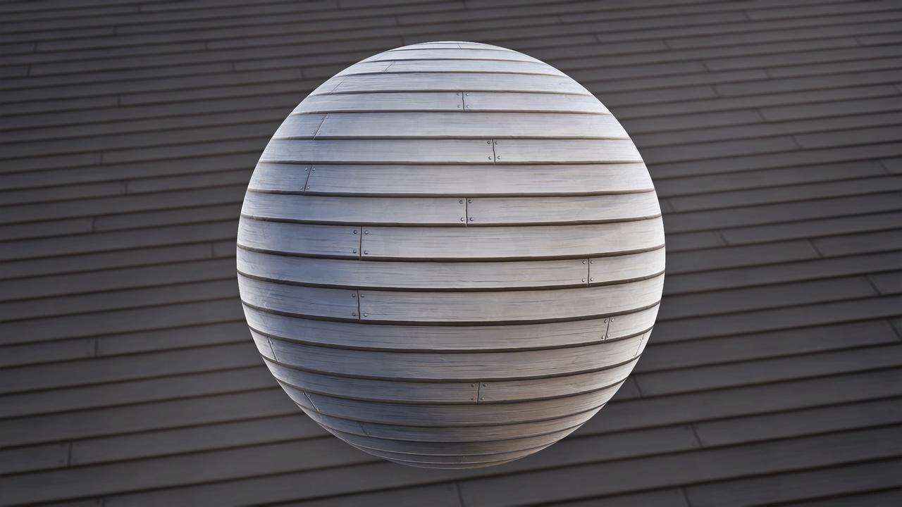 Media 1 for listing Stylized Wood Siding 01B - Material