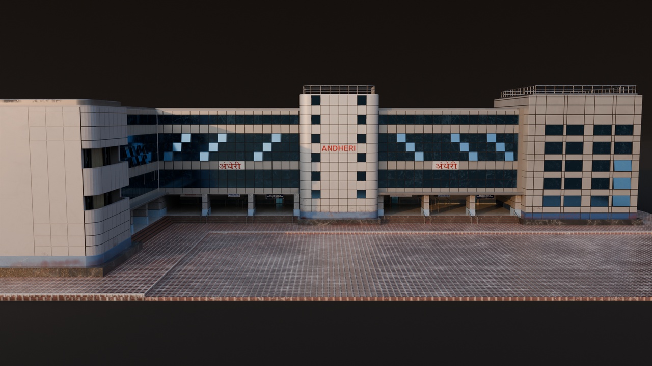 Media 1 for listing Andheri Railway Station Building – Mumbai India