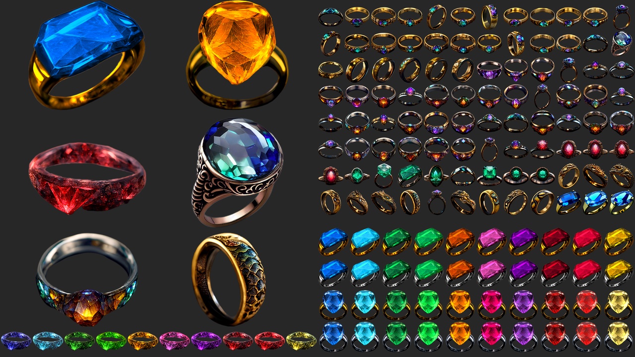 Media 1 for listing 100+ Rings