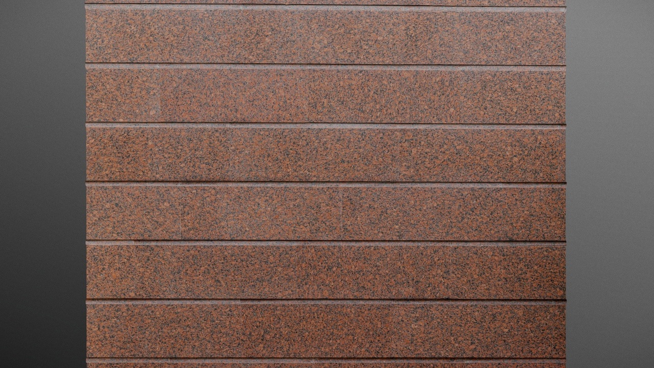 Media 1 for listing Polished red granite clad